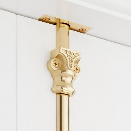 Helmina Brass Cremone Bolt