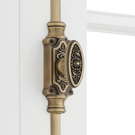 Helmina Brass Cremone Bolt