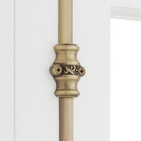 Helmina Brass Cremone Bolt