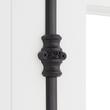 Helmina Brass Door Cremone Bolt - Matte Black, , large image number 1