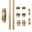 Helmina Brass Door Cremone Bolt - Antique Brass, , large image number 4