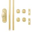 Odette Brass Cabinet Cremone Bolt - Satin Brass, , large image number 3