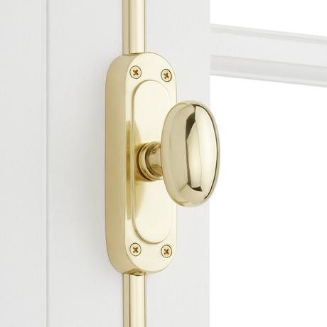 Odette Brass Cremone Bolt