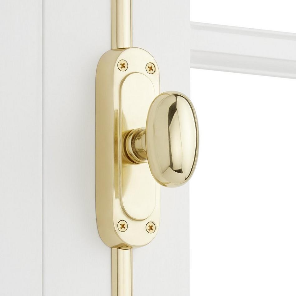 Odette Brass Cremone Bolt, , large image number 1