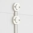 Odette Brass Window Cremone Bolt - Polished Nickel, , large image number 2