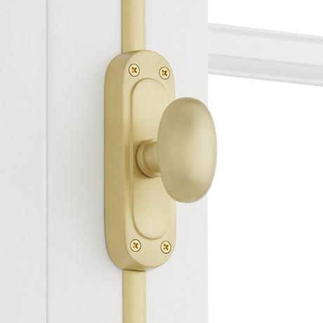 Odette Brass Cremone Bolt