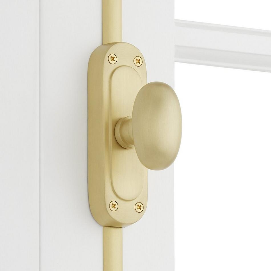 Odette Brass Cremone Bolt, , large image number 3