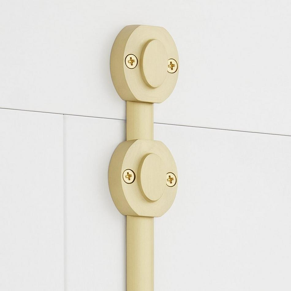 Odette Brass Window Cremone Bolt - Satin Brass, , large image number 2