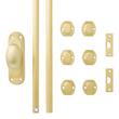 Odette Brass Window Cremone Bolt - Satin Brass, , large image number 4