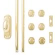 Odette Brass Door Cremone Bolt - Polished Brass, , large image number 4