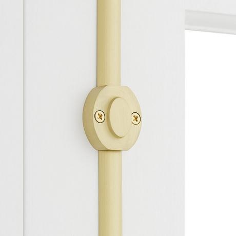 Odette Brass Cremone Bolt