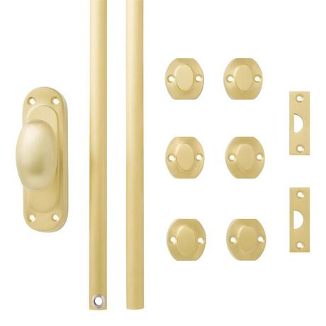 Odette Brass Cremone Bolt
