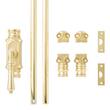Romlain Brass Cabinet Cremone Bolt - Right Hand - Polished Brass, , large image number 3