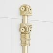Romlain Brass Door Cremone Bolt - Right Hand - Polished Brass, , large image number 2