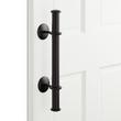 Griswald Brass Pipe Door Pull - Matte Black, , large image number 0