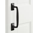 Galdin Brass Offset Door Pull - Matte Black, , large image number 0