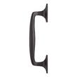 Galdin Brass Offset Door Pull - Matte Black, , large image number 1