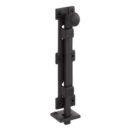 Norfare Cast Iron Dual-Mount Slide Bolt