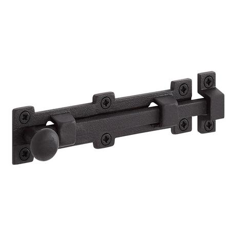 Norfare Cast Iron Dual-Mount Slide Bolt