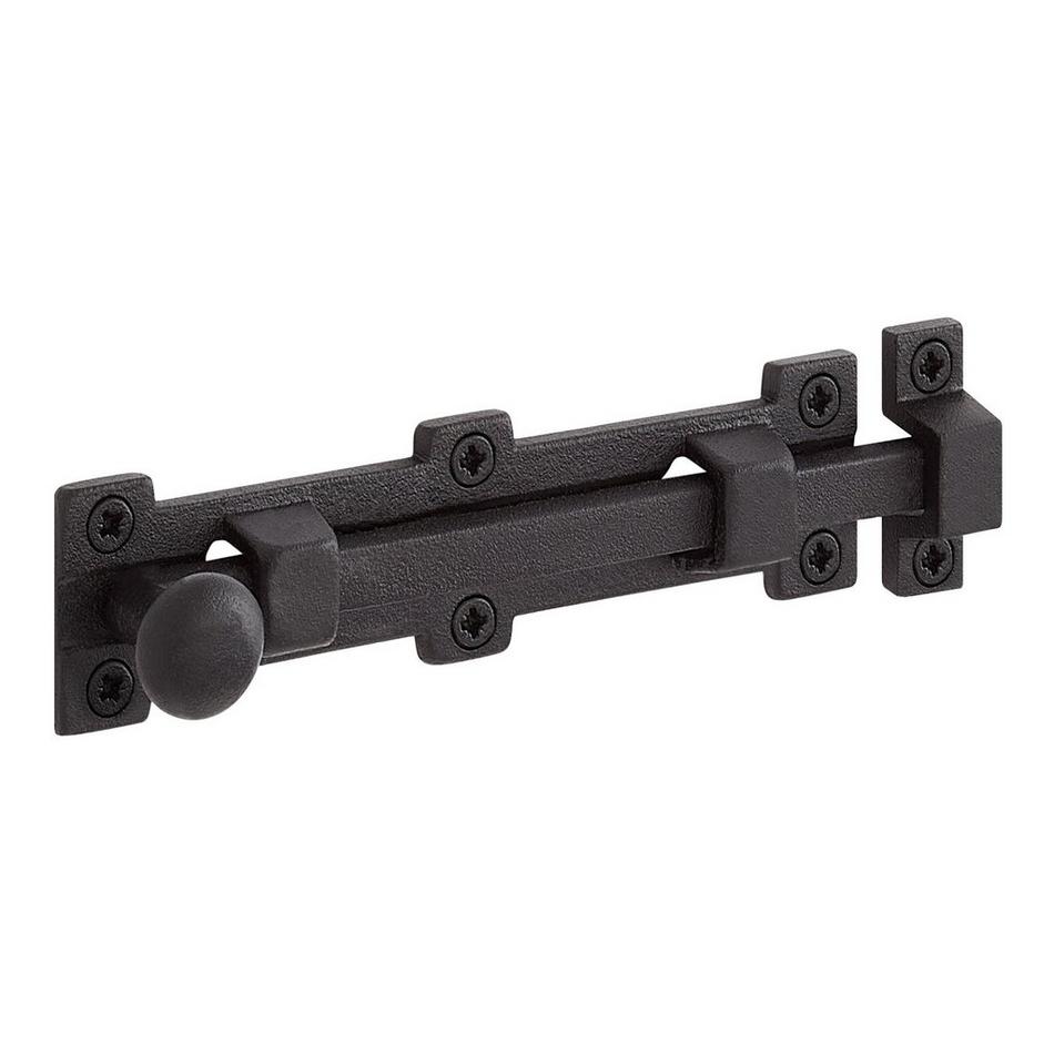 Norfare Cast Iron Dual-Mount Slide Bolt, , large image number 3