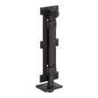 8-1/4" Norfare Cast Iron Dual-Mount Slide Bolt - Black Powder Coat, , large image number 2