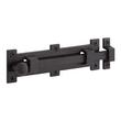 8-1/4" Norfare Cast Iron Dual-Mount Slide Bolt - Black Powder Coat, , large image number 1