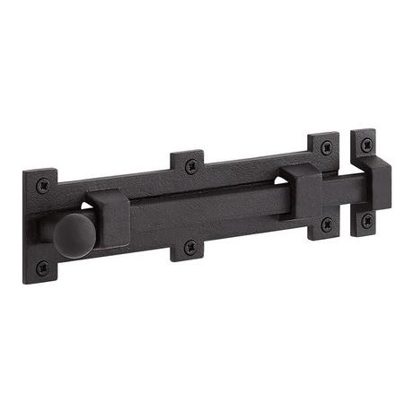 Norfare Cast Iron Dual-Mount Slide Bolt