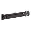 12" Norfare Cast Iron Dual-Mount Slide Bolt - Black Powder Coat, , large image number 1
