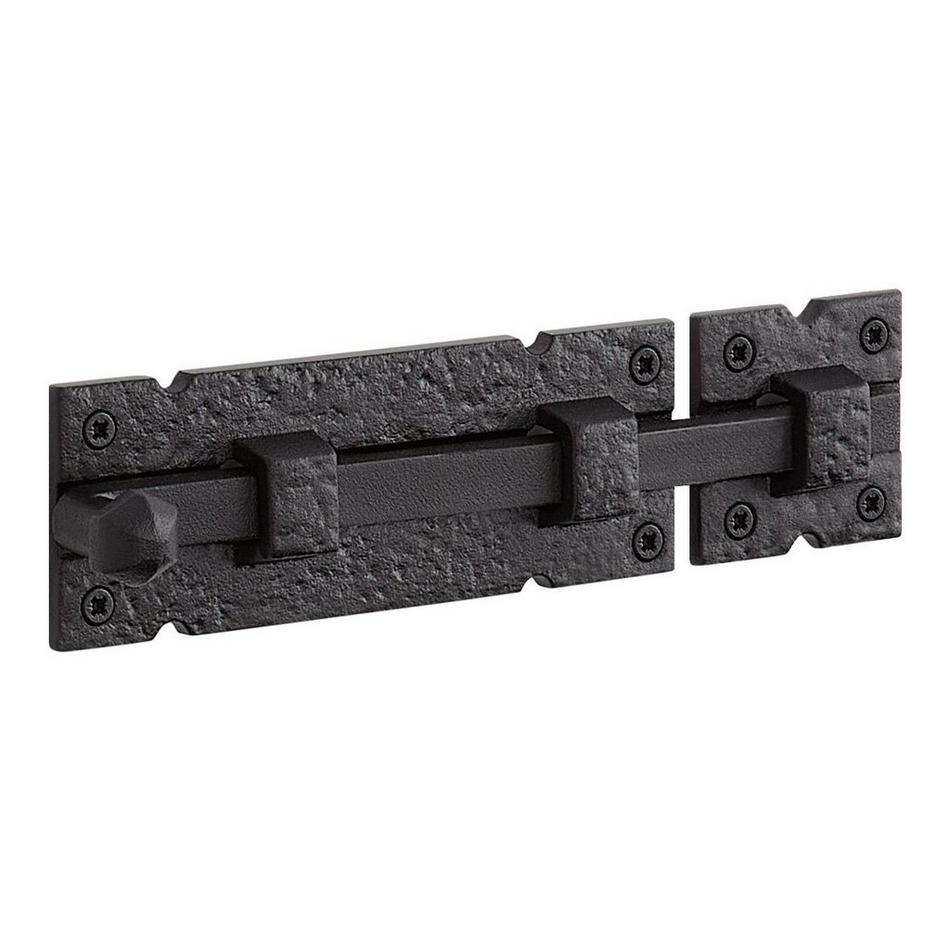 Antura Cast Iron Dual-Mount Slide Bolt, , large image number 2