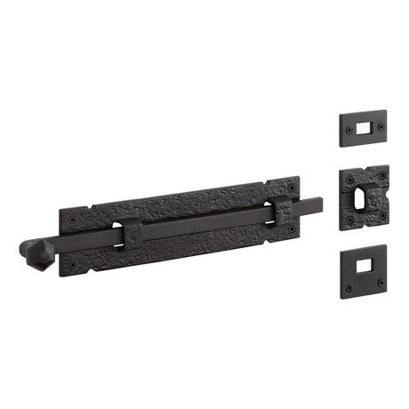 Antura Cast Iron Dual-Mount Slide Bolt