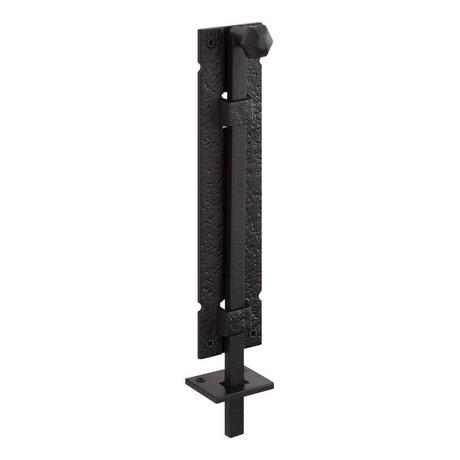 Antura Cast Iron Dual-Mount Slide Bolt