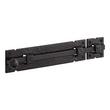 12" Antura Cast Iron Dual-Mount Slide Bolt - Black Powder Coat, , large image number 1
