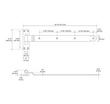 24-1/4" Leerwin Iron Reversible Handing Strap Hinge with Pintle - Black Powder Coat, , large image number 2