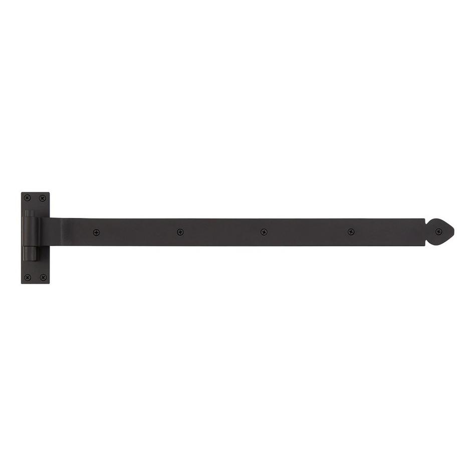 Leerwin Iron Reversible Handing Strap Hinge with Pintle, , large image number 0