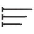 Leerwin Iron Reversible Handing Strap Hinge with Pintle, , large image number 1