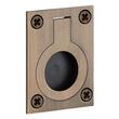 Eldora Brass Recessed Pocket Door Ring Pull, , large image number 1