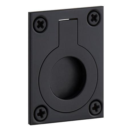 Eldora Brass Recessed Pocket Door Ring Pull