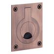 Evandrus Brass Recessed Pocket Door Ring Pull, , large image number 2