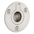 Elowen Brass Recessed Pocket Door Ring Pull, , large image number 3