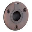 2" Elowen Brass Recessed Pocket Door Ring Pull - Oil Rubbed Bronze, , large image number 0