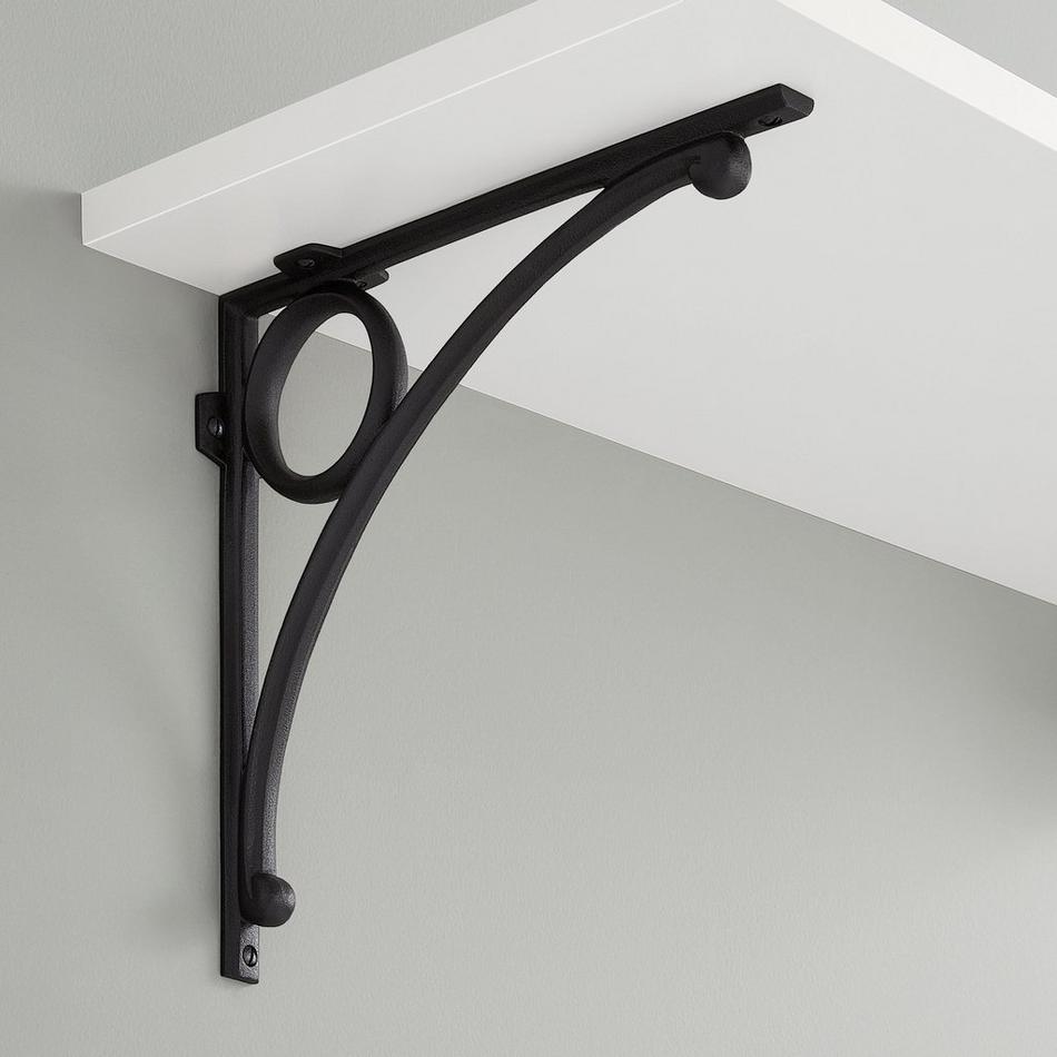 Levios Cast Iron Shelf Bracket, , large image number 0