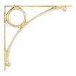 10-1/4" Levios Brass Shelf Bracket - Polished Brass, , large image number 1