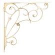 Lienna Scrollwork Brass Shelf Bracket, , large image number 2