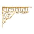 6" Cressida Brass Shelf Bracket - Polished Brass, , large image number 1