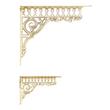 Cressida Brass Shelf Bracket, , large image number 3
