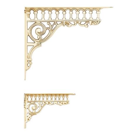 Cressida Brass Shelf Bracket