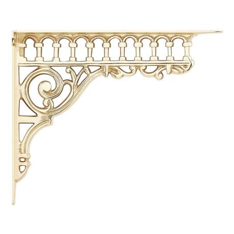 Cressida Brass Shelf Bracket