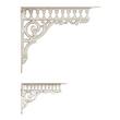 10-1/4" Cressida Brass Shelf Bracket - Brushed Nickel, , large image number 2