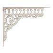 10-1/4" Cressida Brass Shelf Bracket - Brushed Nickel, , large image number 1