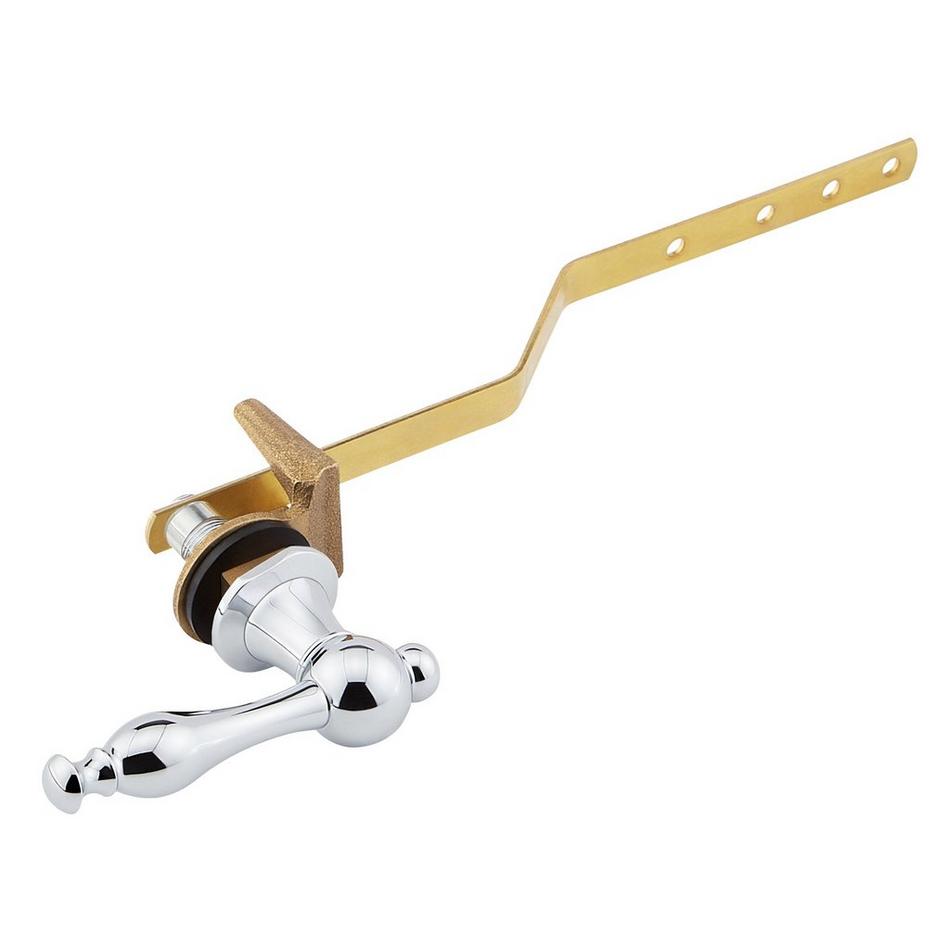 Traditional Toilet Flush Handle - Chrome, , large image number 1